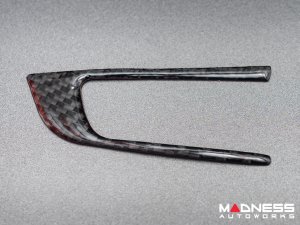 Alfa Romeo Giulia Steering Wheel Trim Kit - Carbon Fiber - Flexible / Self Adhesive 